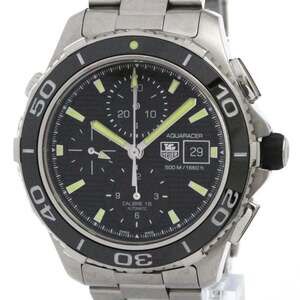 TAG HEUER Aquaracer 500M Chronograph Steel Automatic CAK2111 Polished